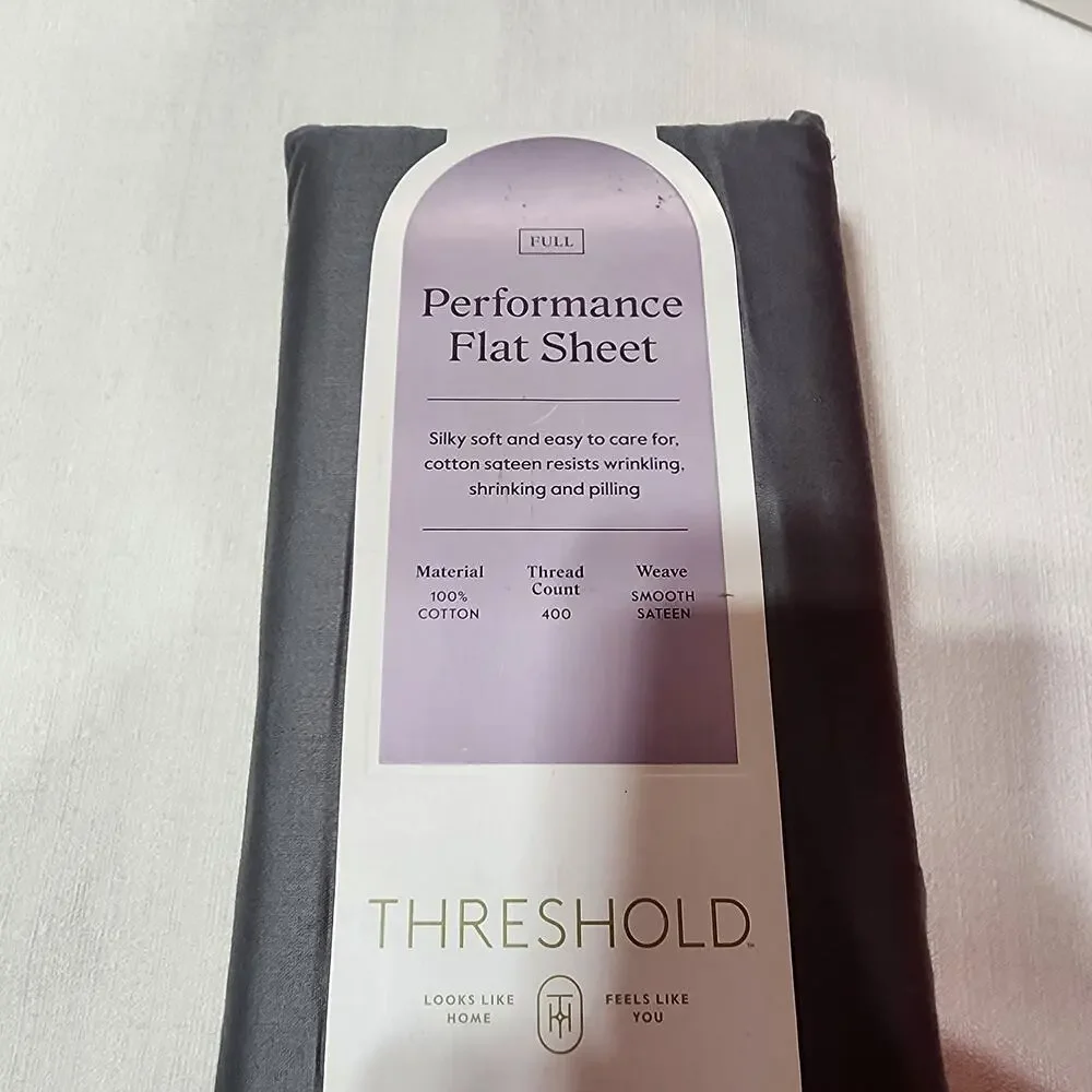 Threshold W85'' x L96'' performance flat sheets